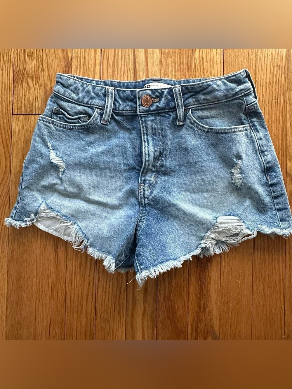 SO Women’s Denim Shorts Blue Size 7 28 Cotton Blend